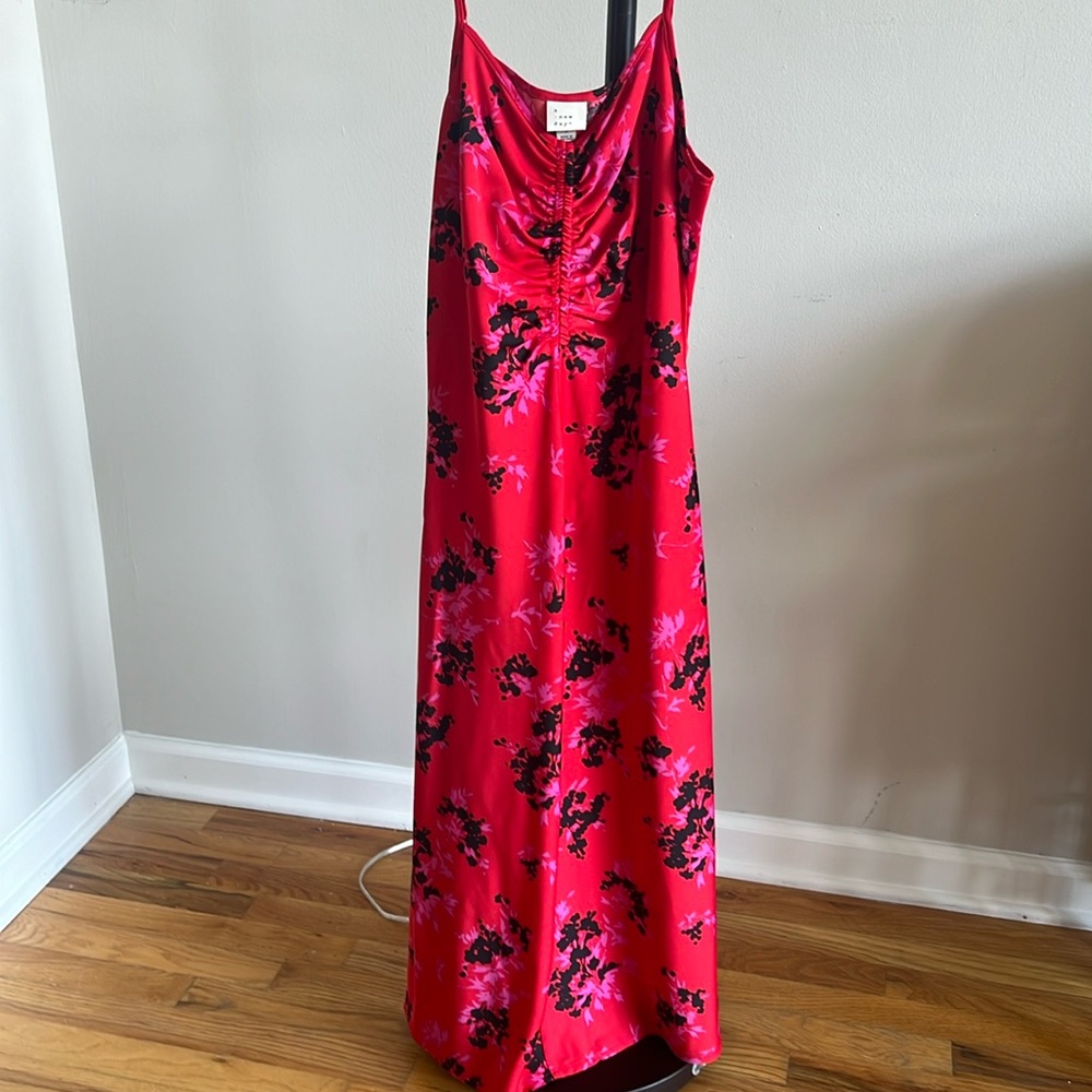 Target Ruched Slip Dress